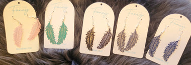 Fall for Fancy - Feather Earrings