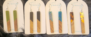 Fall for fancy - Long Wooden Drops