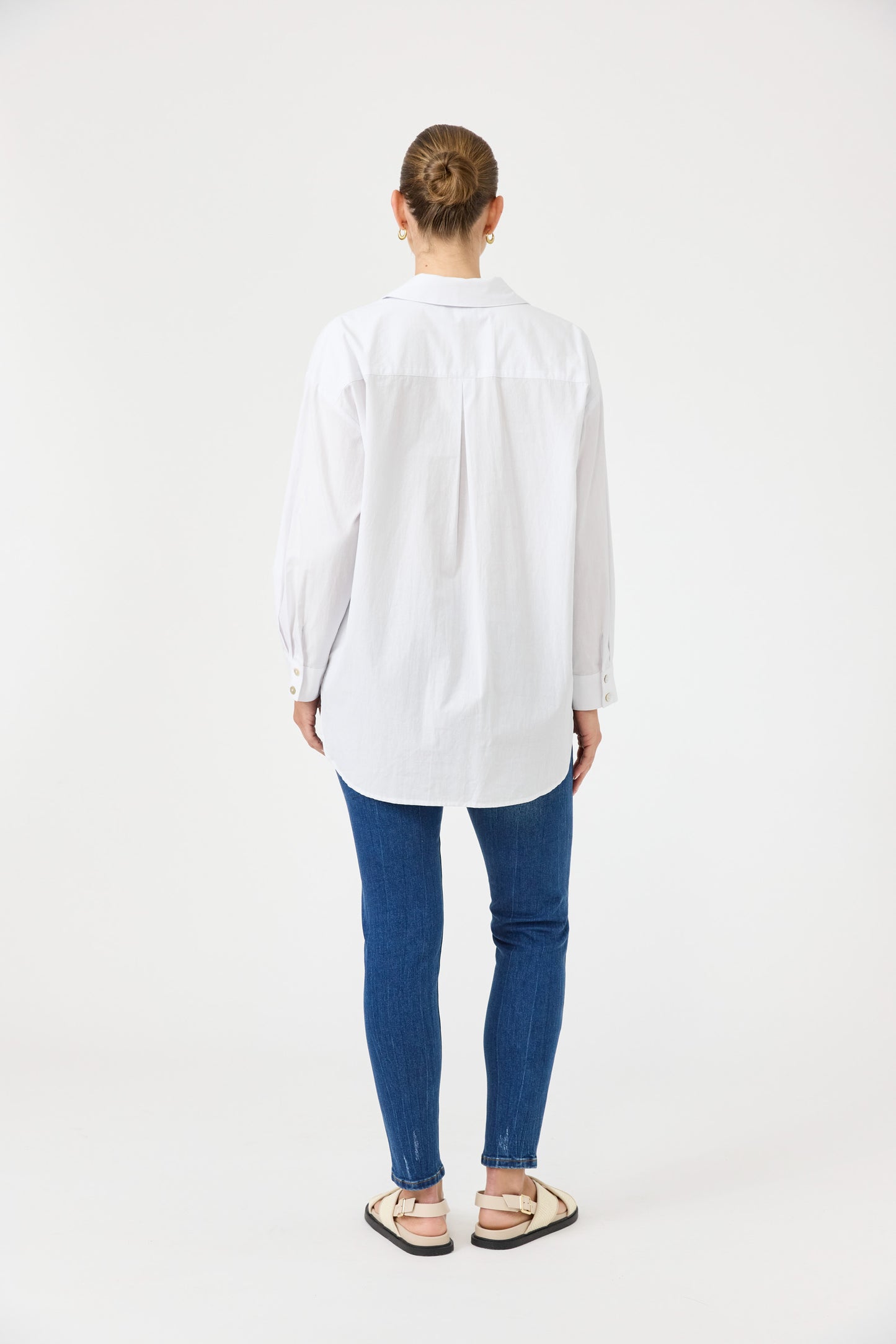 Studio Oversize Shirt - Salt colour