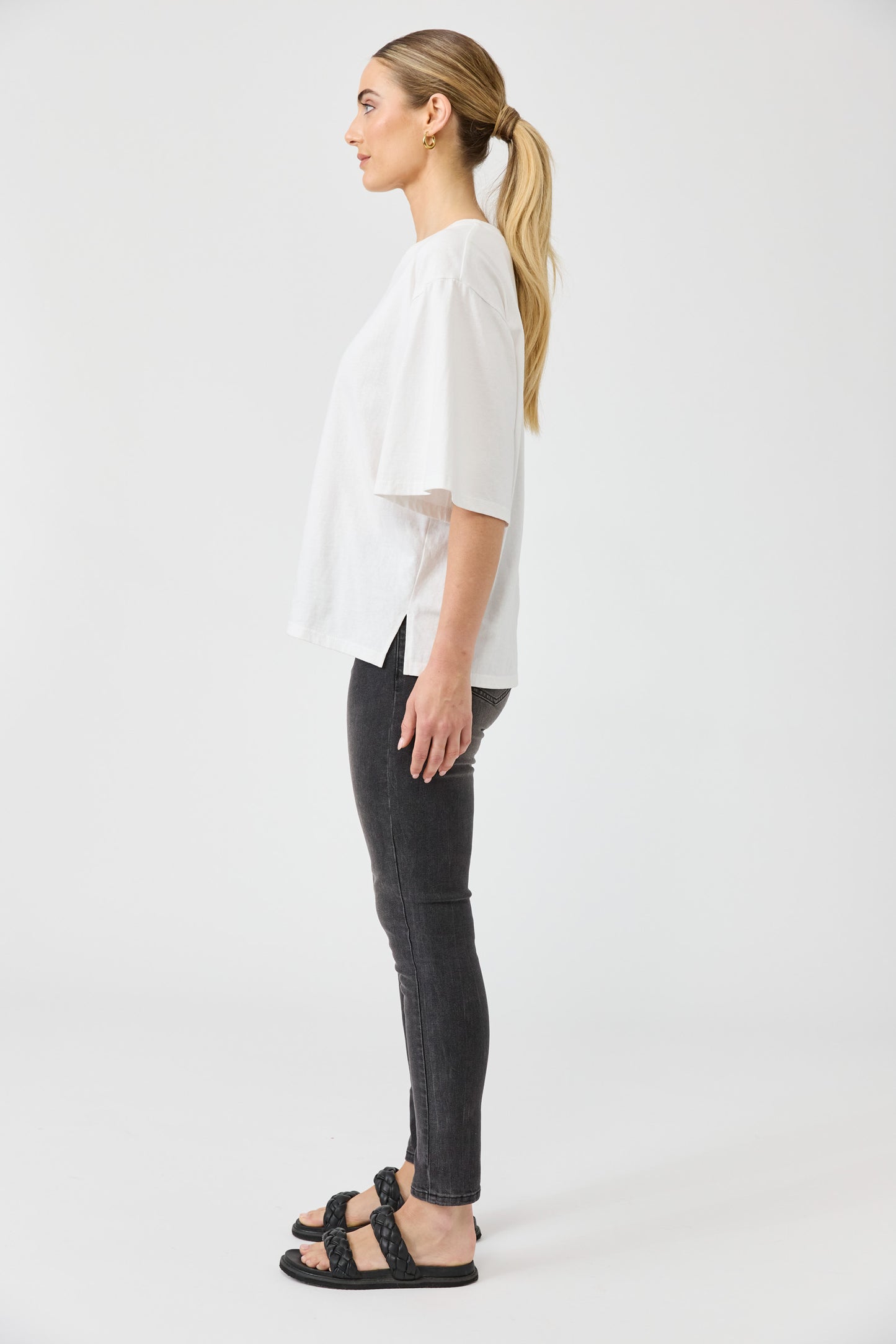 Studio T-shirt - Salt