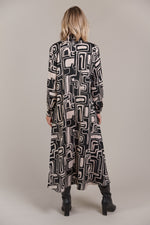 Elsie Shirt Dress- Geo