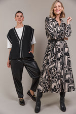 Avino Knit Vest - Black