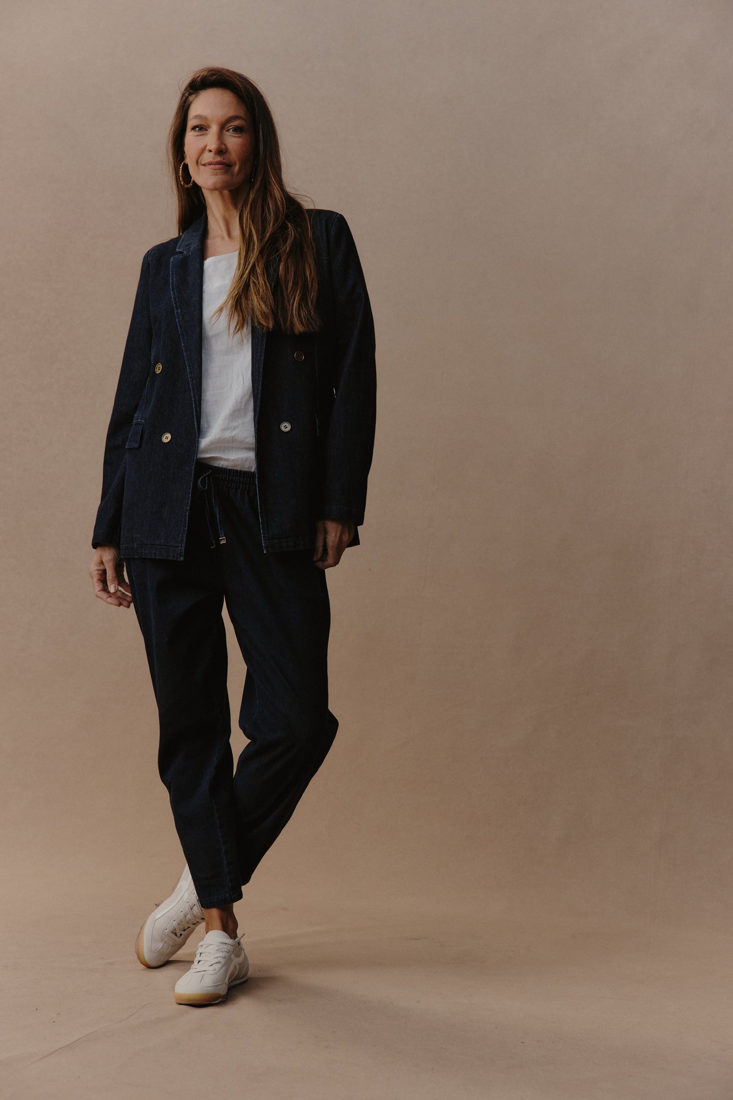 Pepi Denim Blazer - Oxford