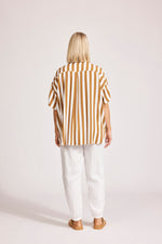 Treville Stripe Shirt - Caramel