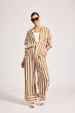 Treville Stripe Shirt - Caramel