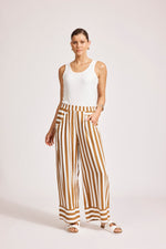 Treville Stripe Pant - Aqua