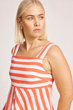 Treville Stripe Tank - Caramel