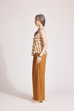 Treville Stripe Tank - Caramel