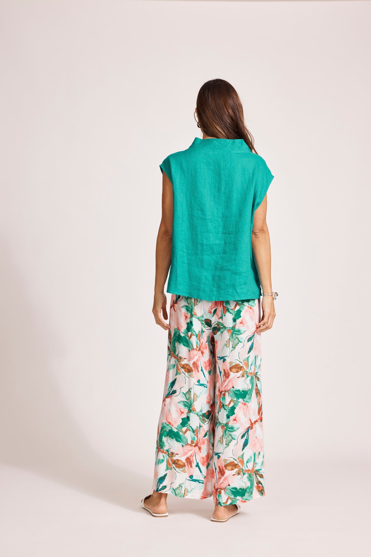 Miramar Top - Lagoon Green