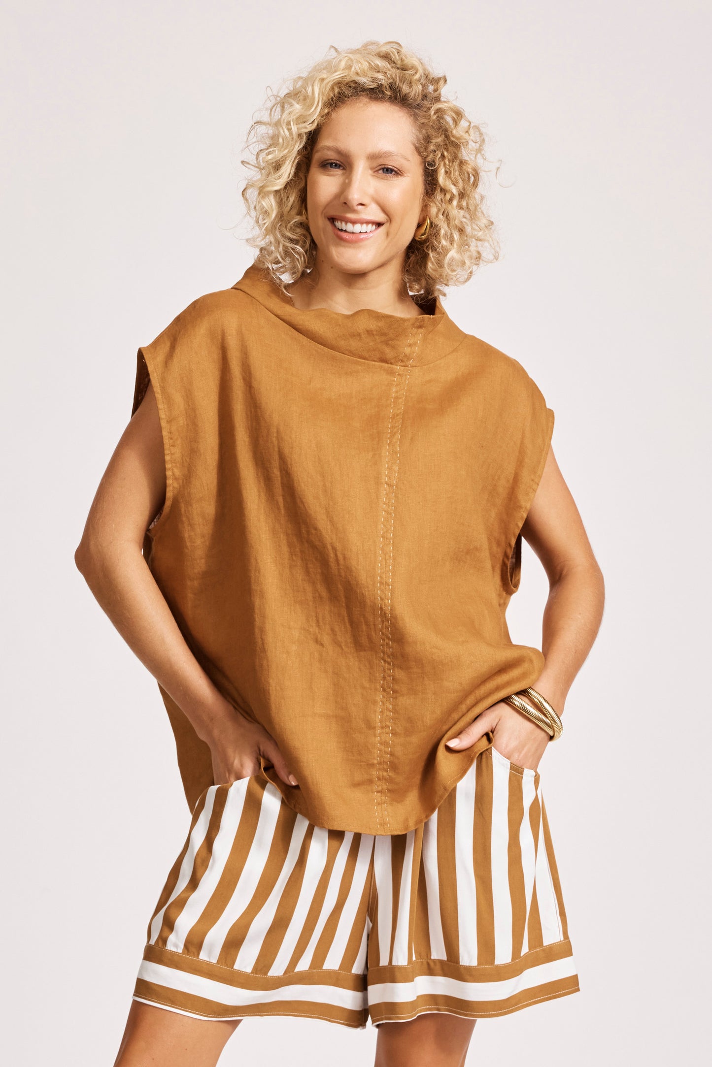 Miramar Top - Caramel