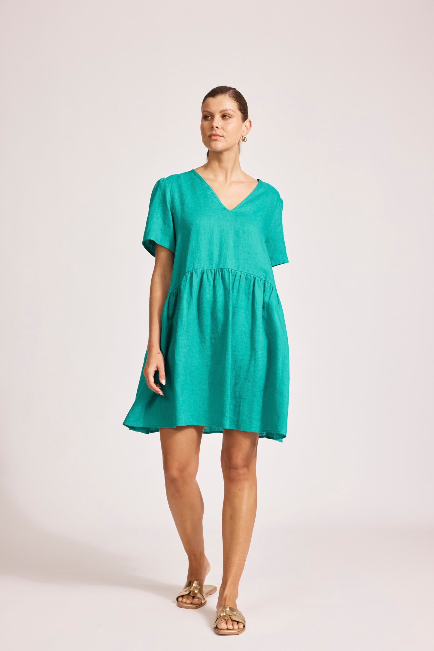 Miramar Midi Dress - Lagoon