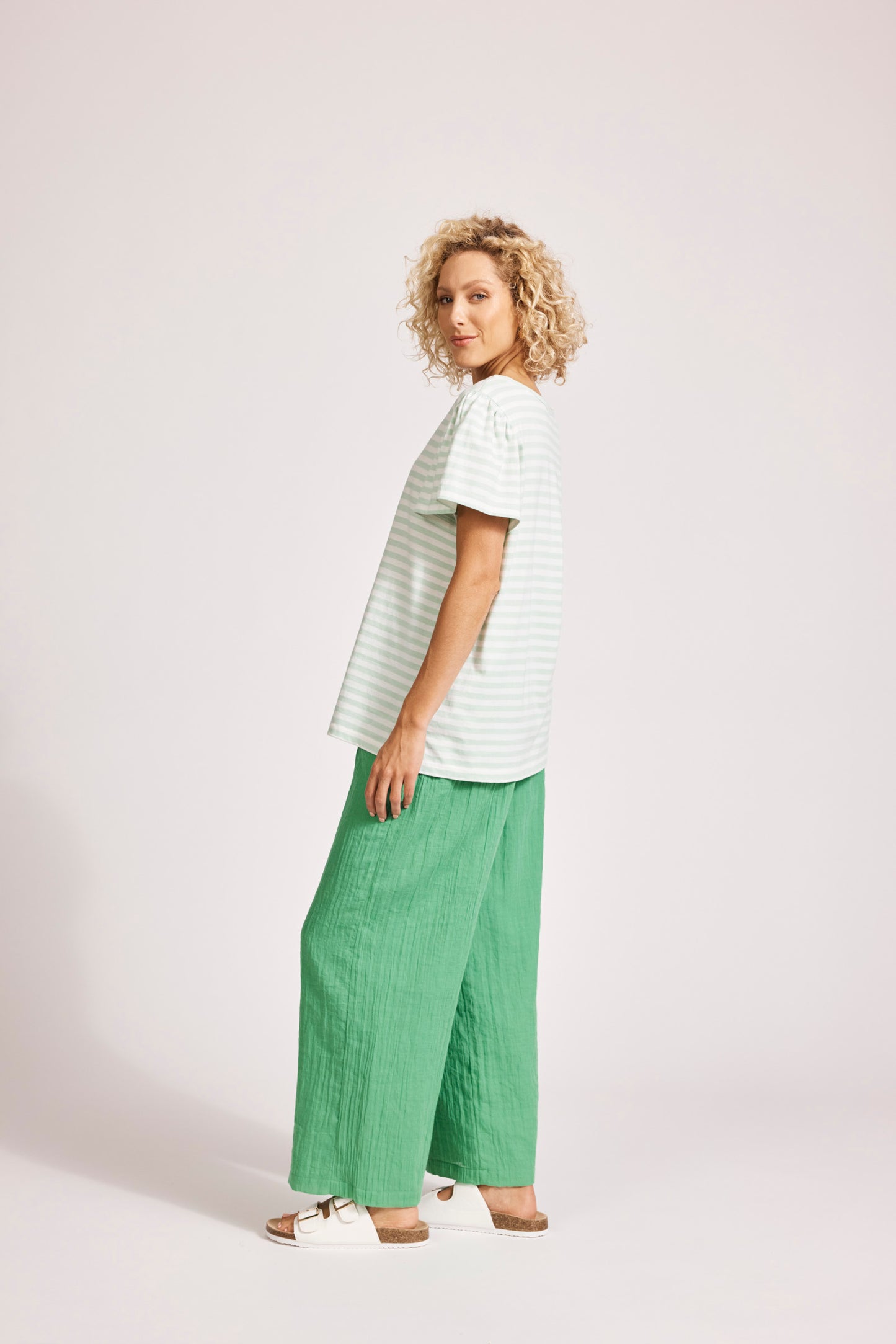 Margherita Stripe T-shirt - Mint