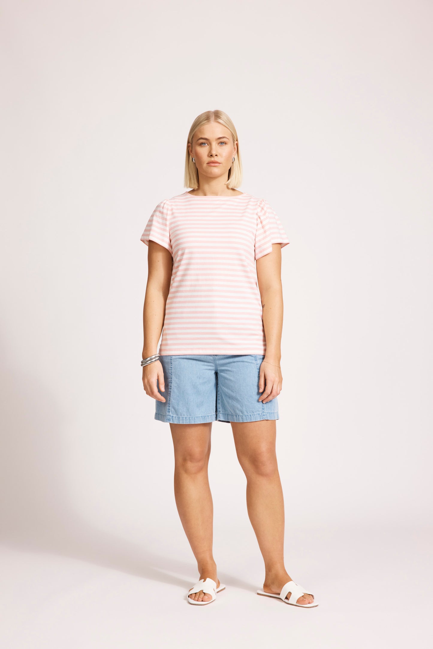 Margherita Stripe T-shirt - Cameo