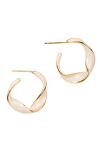 Mira Earring - Twisted White