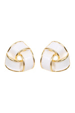 Parisio Twist Earring - white