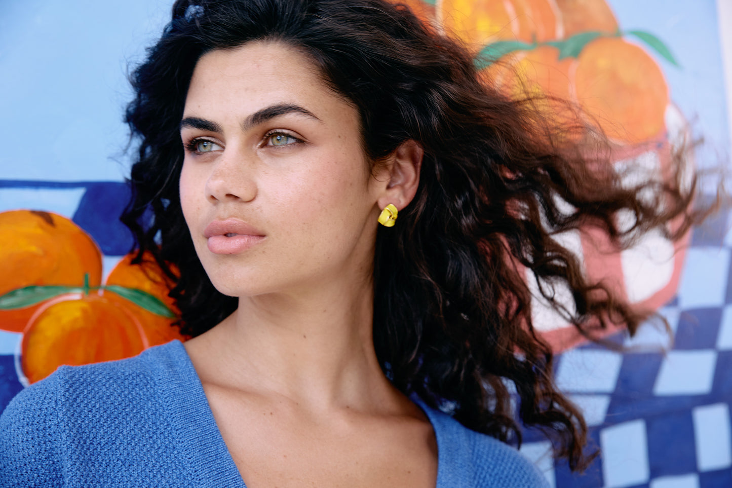 Parisio Twist Earring - citrine