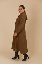 Freya Dress - Toffee colour