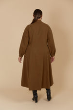 Freya Dress - Toffee colour