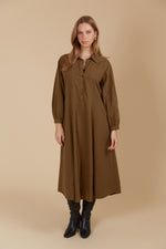 Freya Dress - Toffee colour