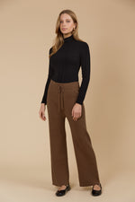 Tala Knit Pant - Toffee colour