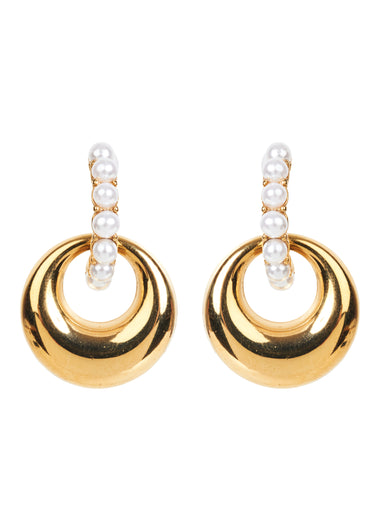 Deity Earring - Pearl Loop