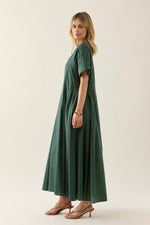 Aurora Pleat Maxi - Myrtle