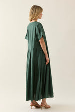 Aurora Pleat Maxi - Myrtle