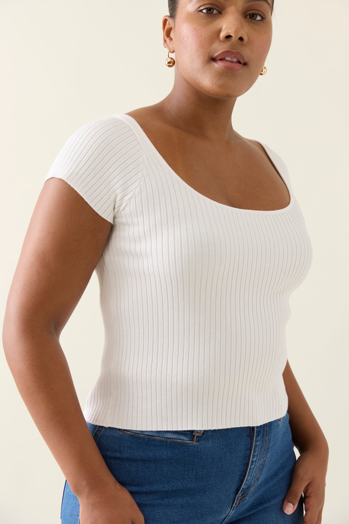 Adele Knit T-shirt - Lotus