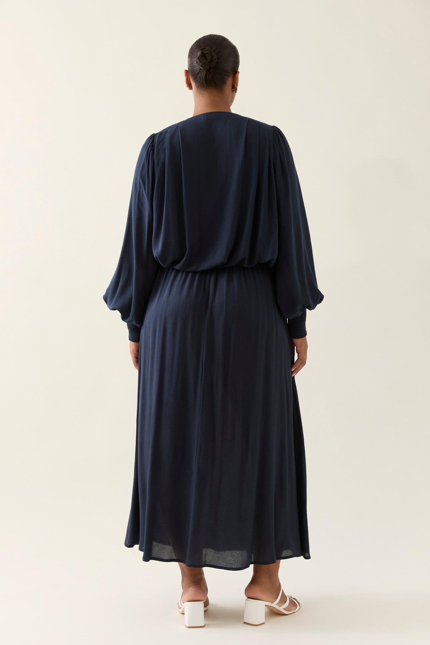 Oline Cropped Top - Navy