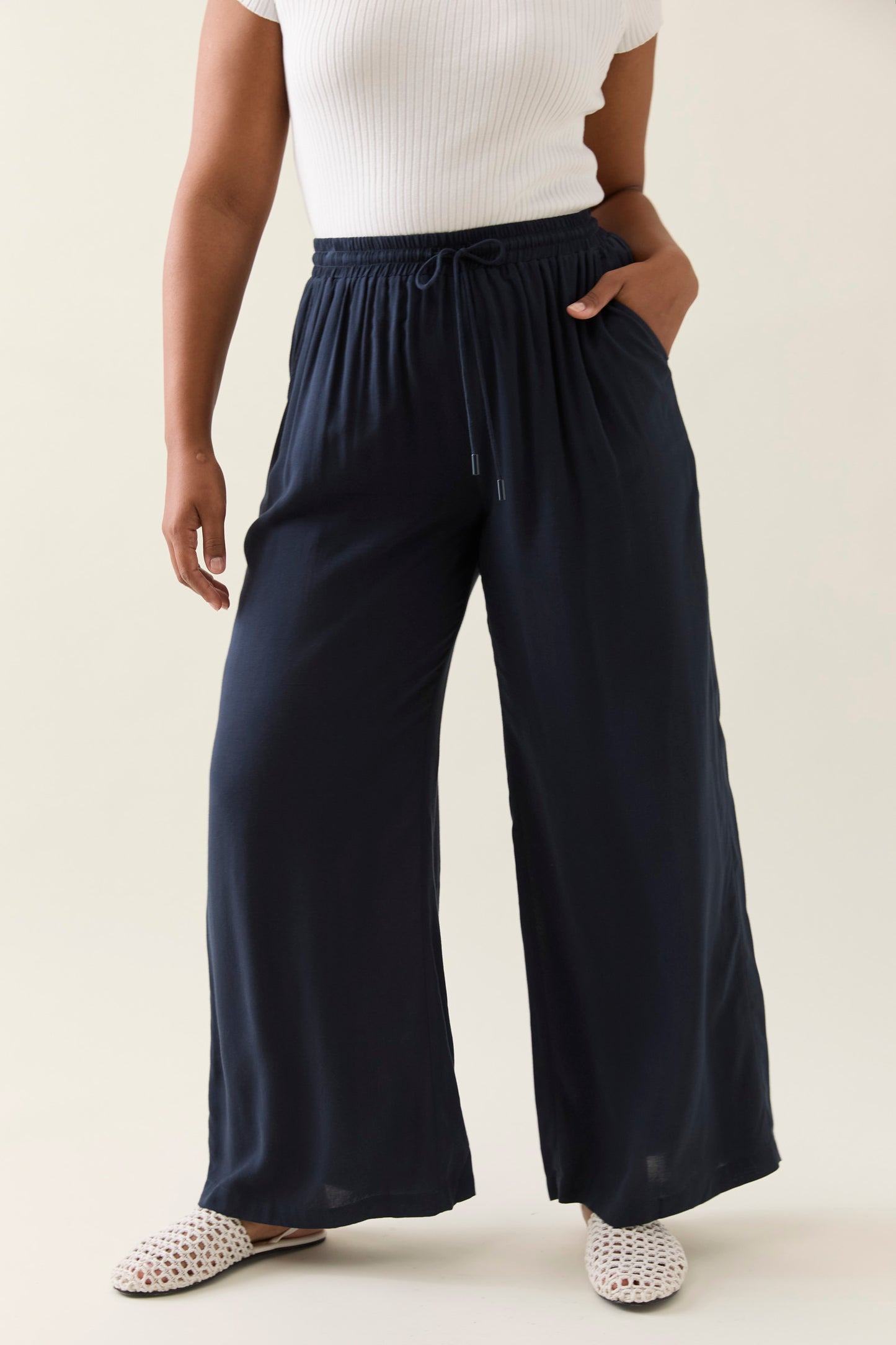 Oline Pant - Navy