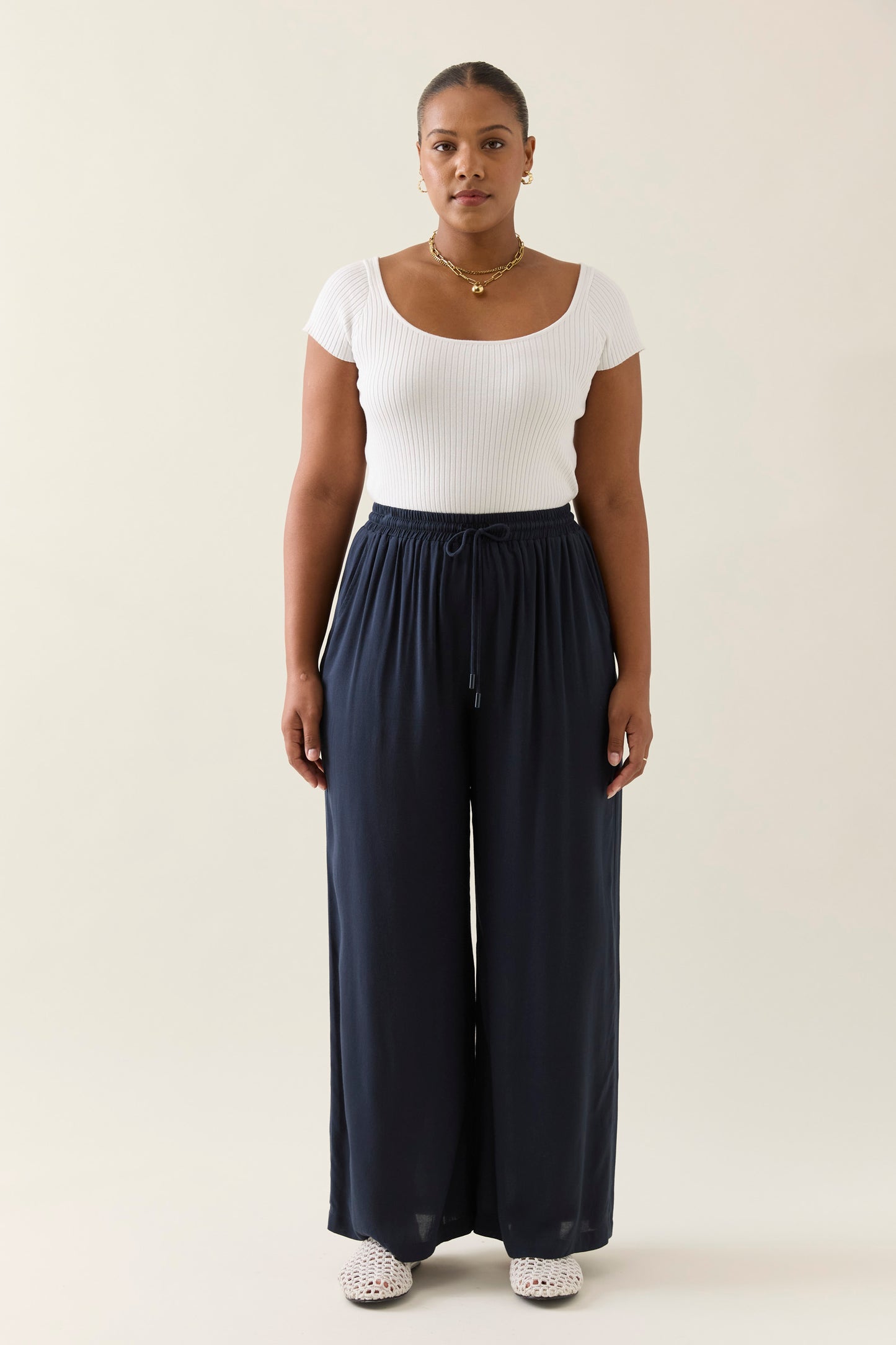 Oline Pant - Navy