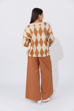 Casablanca Lurex Jumper - Sand/Dune