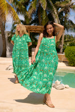 Haiti Maxi Dress - Palms