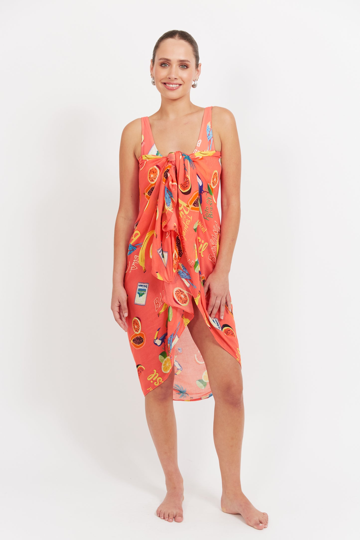 Cabana Sarong - Brasil Coral