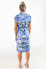Bel Vestito Portofino border hem shirt dress