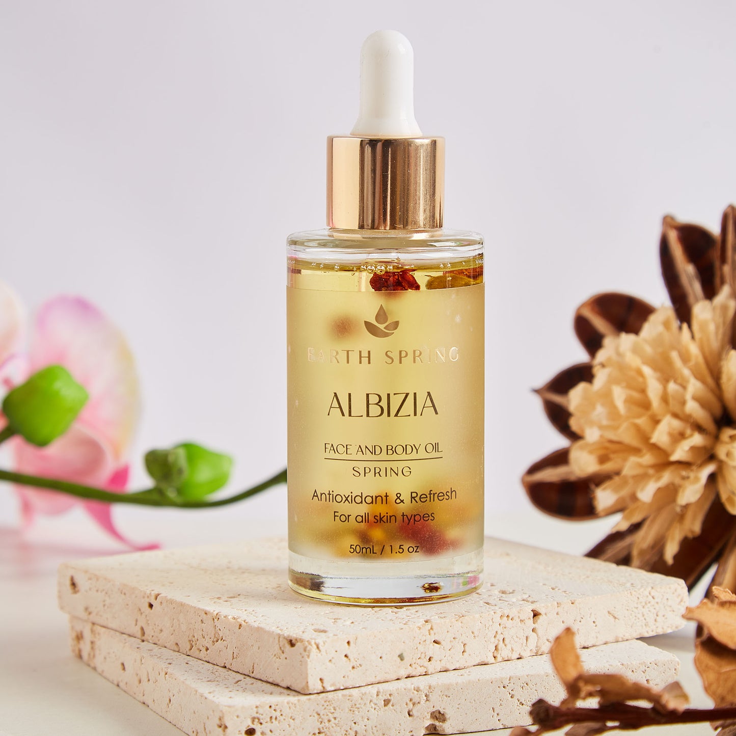 Earth Spring ALBIZIA (SPRING) Face & Body Oil 50ml