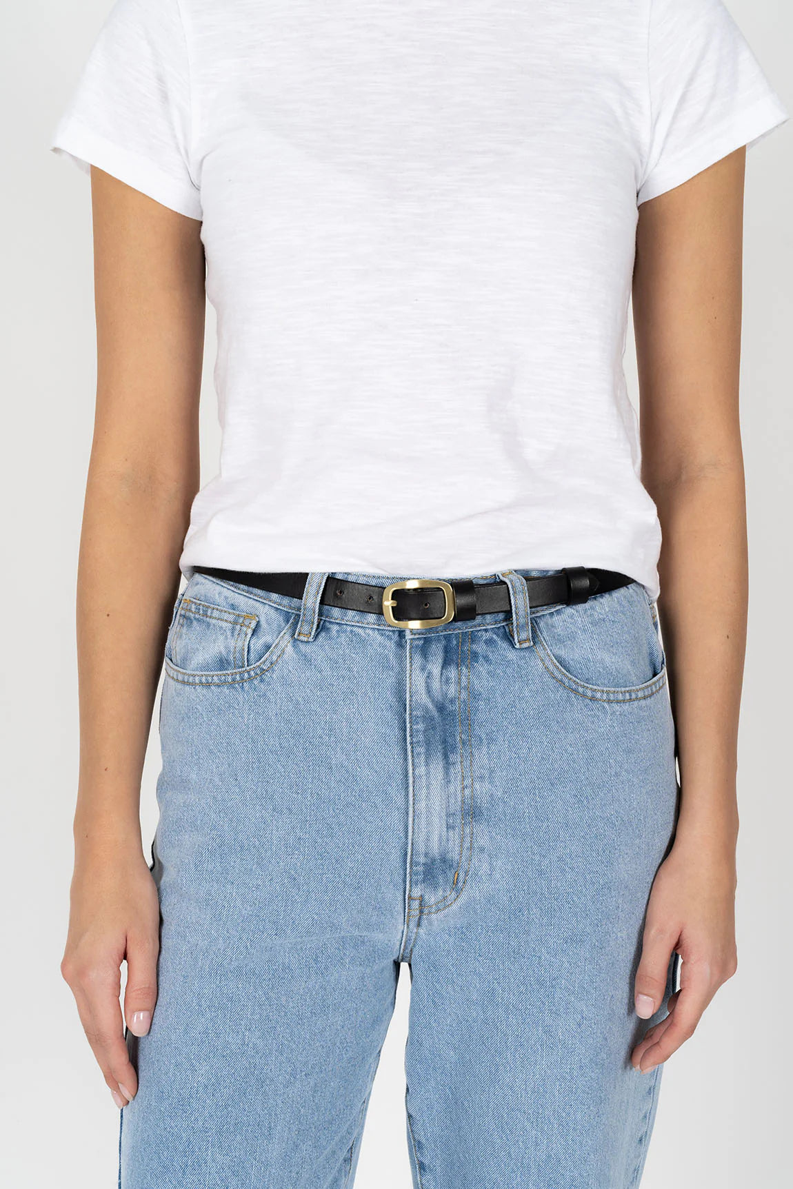 TWIGGY BELT - Narrow Black