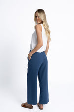 FLEETWOOD LINEN PANT - BLACK