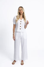 Peta Linen Shirt - White