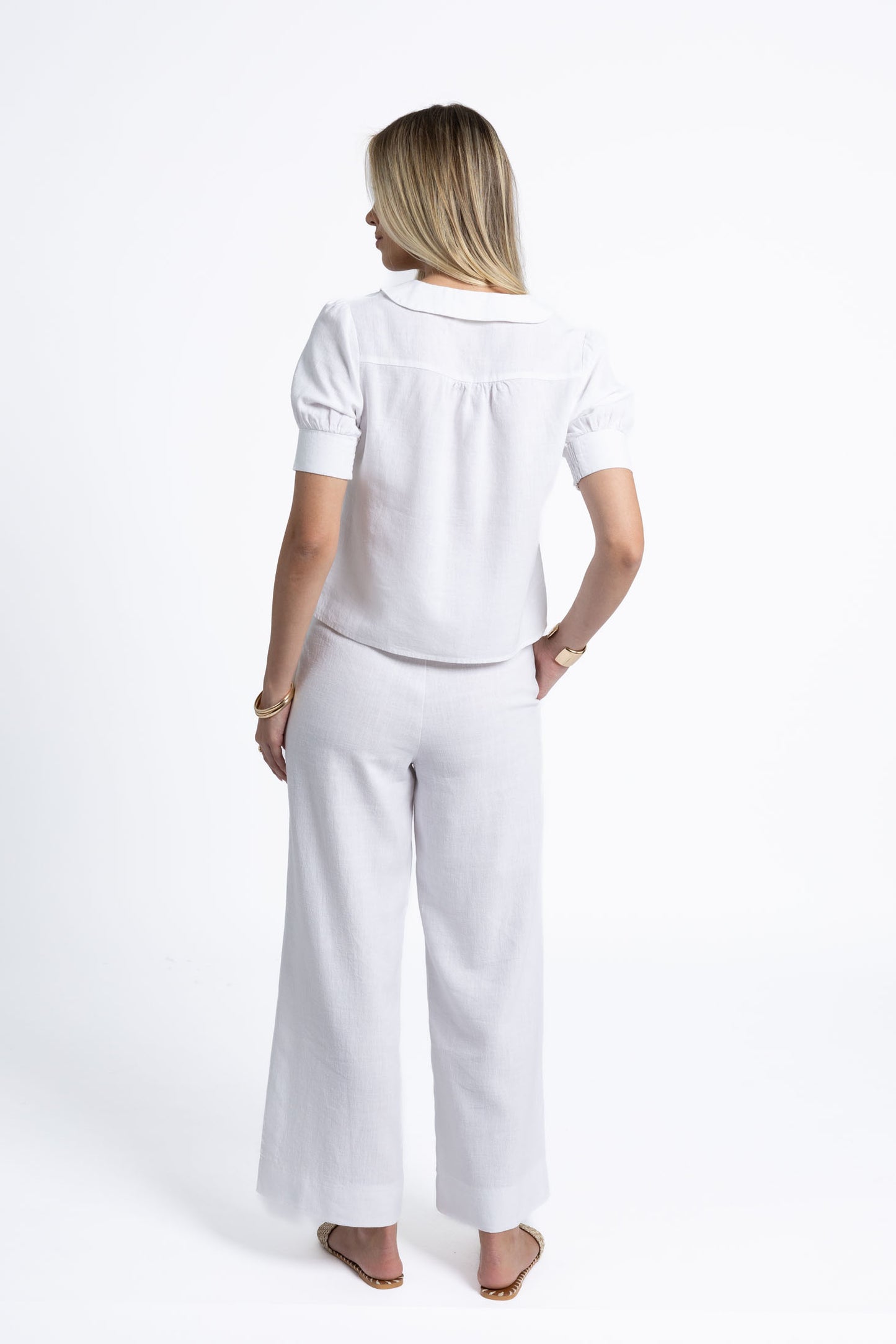 Peta Linen Shirt - White