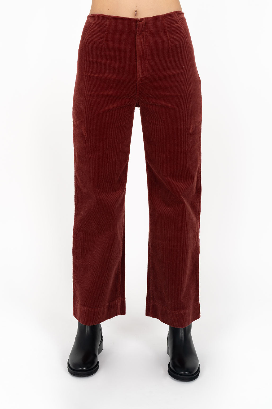 FLEETWOOD CORD JEANS - RUST COLOUR