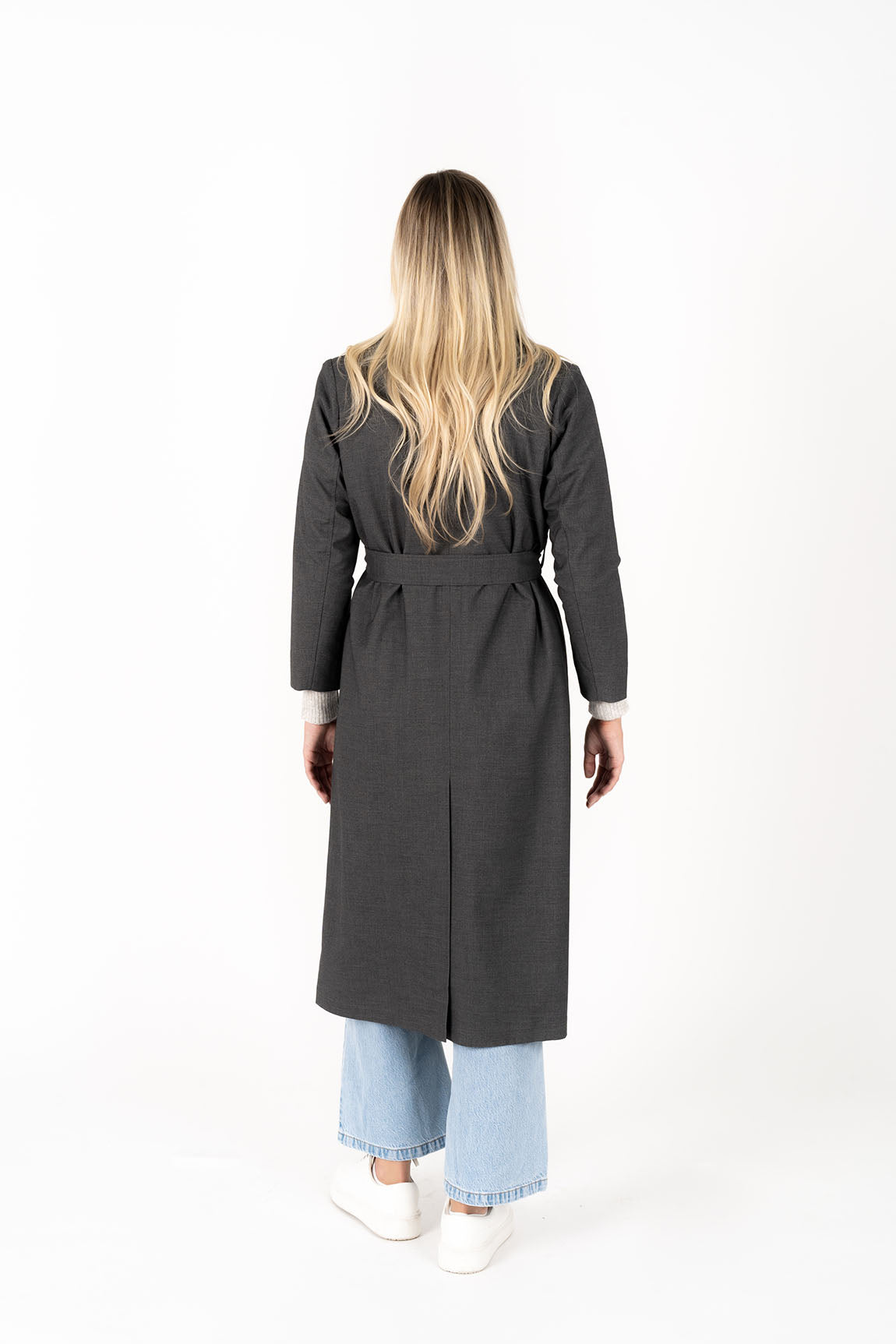 COSMO TRENCH - CHARCOAL COLOUR