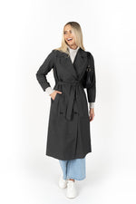 COSMO TRENCH - CHARCOAL COLOUR