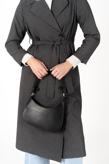 COSMO TRENCH - CHARCOAL COLOUR