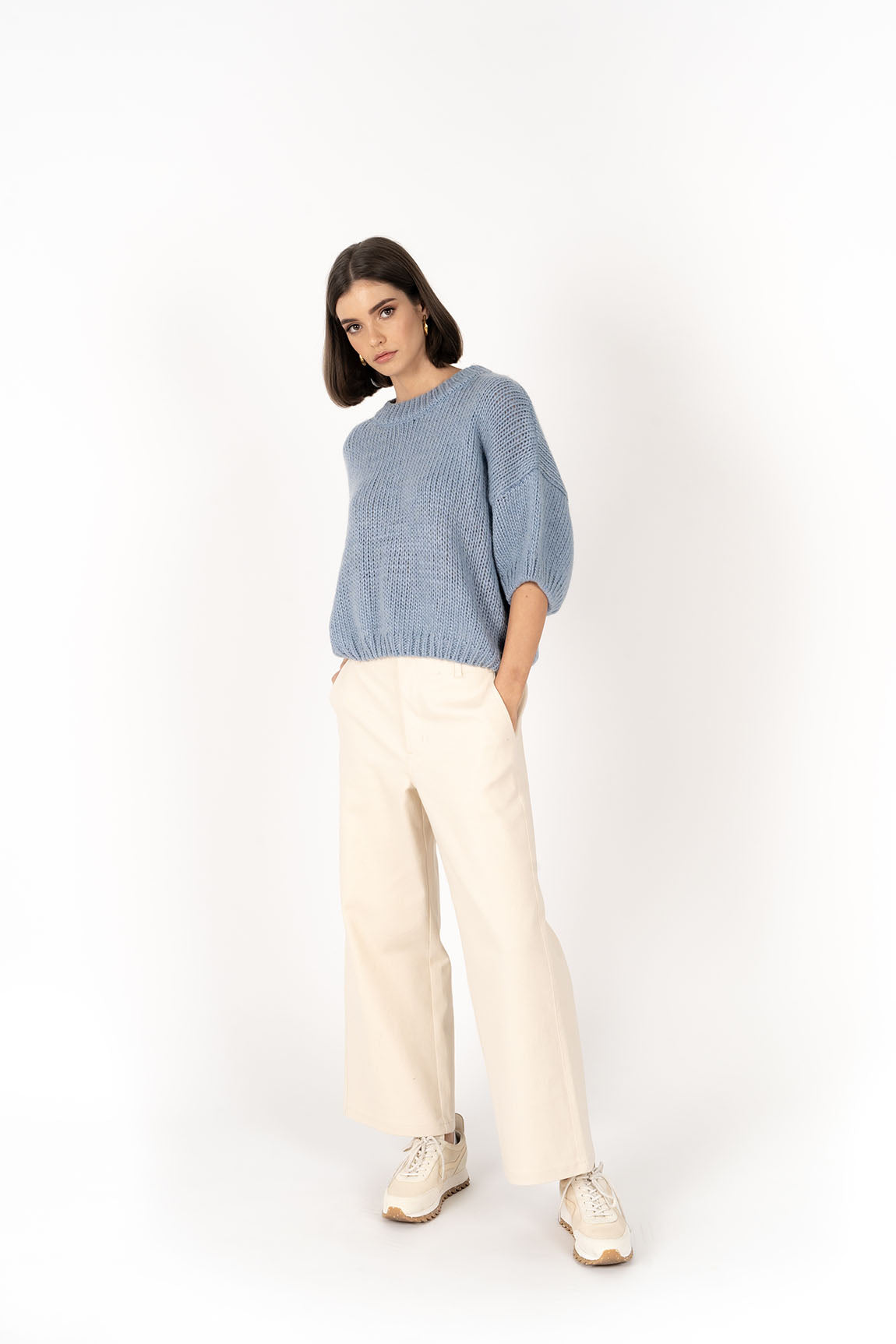 MARGOT DRILL PANT - SAND