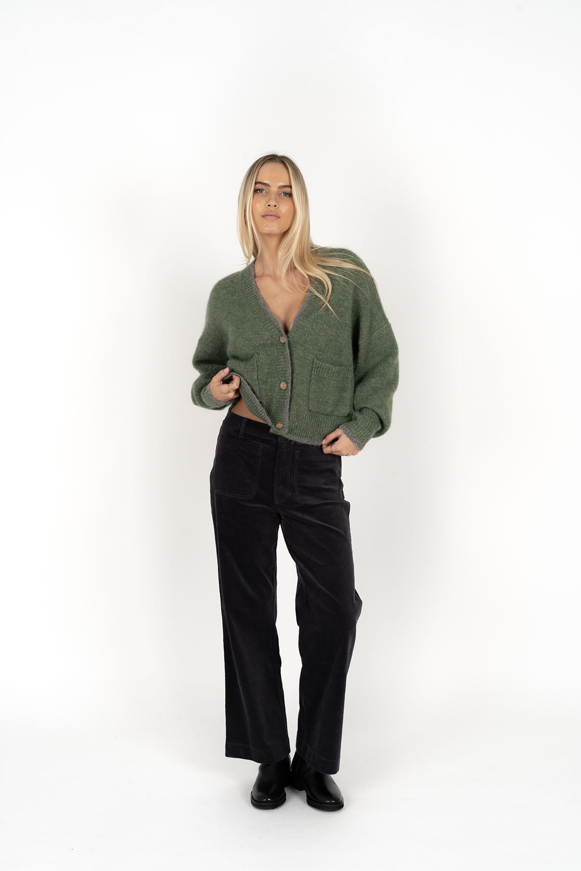 FLEETWOOD CORD JEANS - MIDNIGHT COLOUR