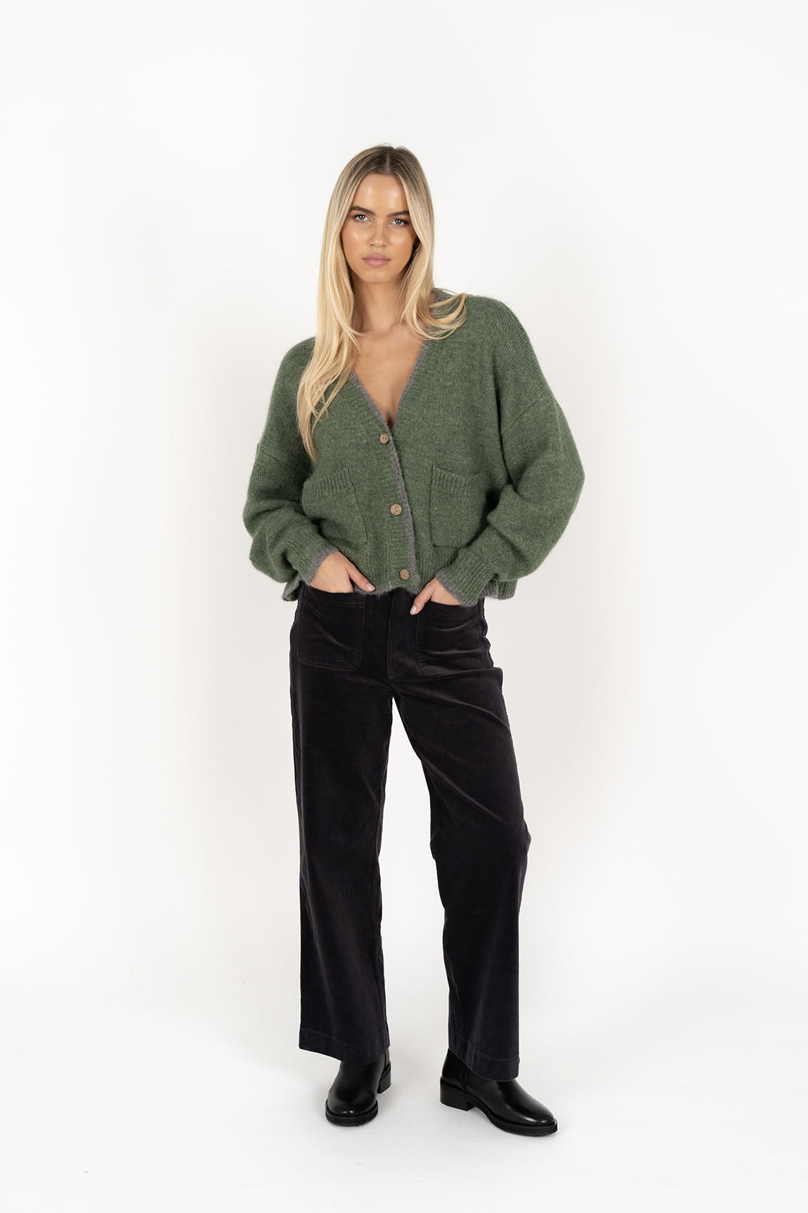 FLEETWOOD CORD JEANS - MIDNIGHT COLOUR