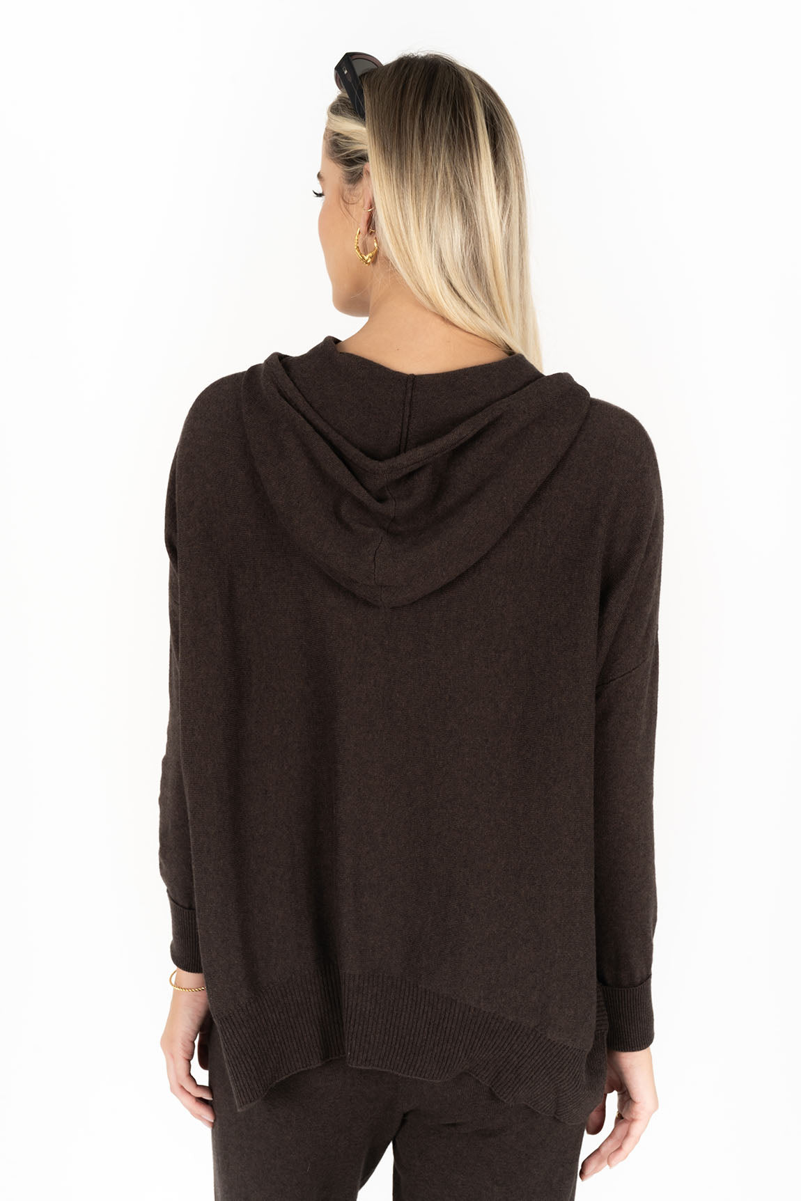 PEYTON HOODIE - Expresso colour