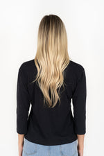 STELLA V NECK LONG SLEEVED TEE