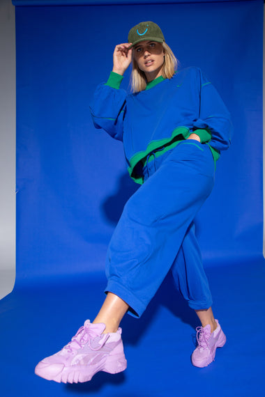 Boom Shankar Guru Trackpant - Cobalt